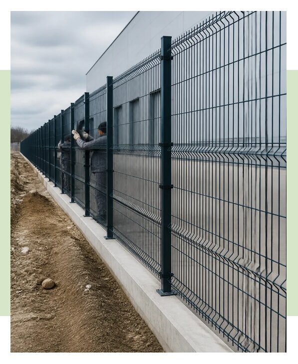 Панельные ограждения в Курчатове по цене от 3260 р. | ЗаборЭксеперт-Крч