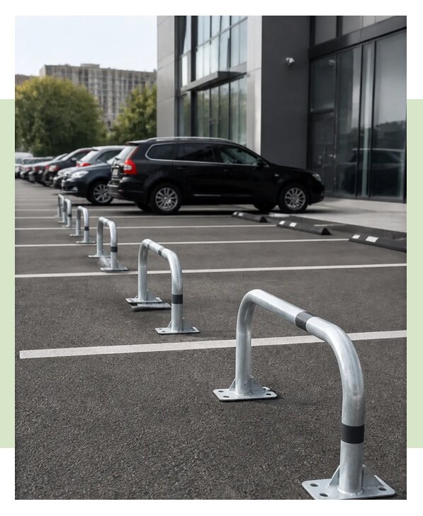 Парковочные ограждения под ключ в Курчатове по цене от 6622 р. | ЗаборЭксеперт-Крч